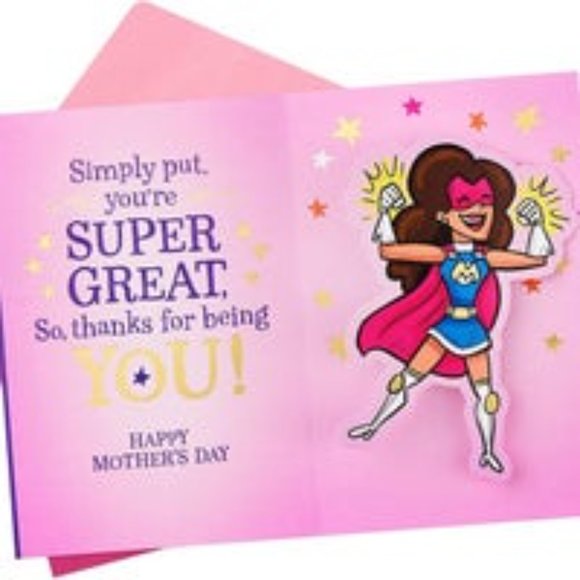 Funny Mother's Day Card for Mom (Amazing Super Hero Mom)  Hallmark - Picture 3 of 6
